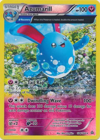 Azumarill - 104/160 - Reverse Holo - Primal Clash