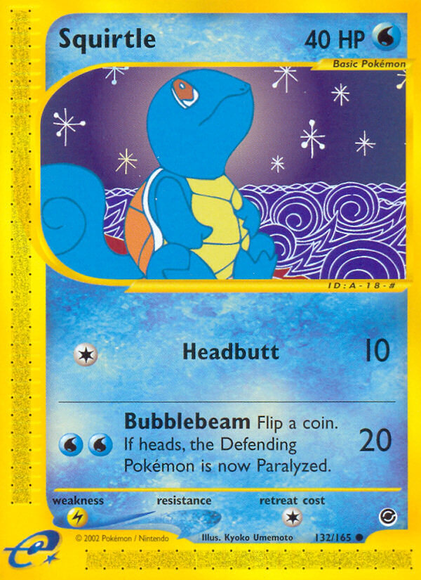 Squirtle - 132/165 - Expedition
