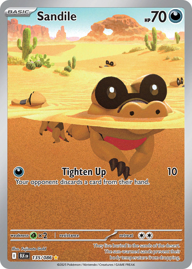 Sandile - 135/086 - Illustration Rare - Black Bolt