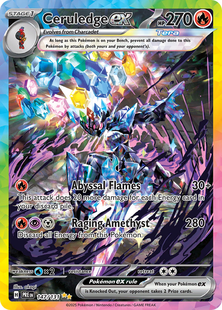 Ceruledge ex - 147/131 - Special Illustration Rare - Prismatic Evolutions