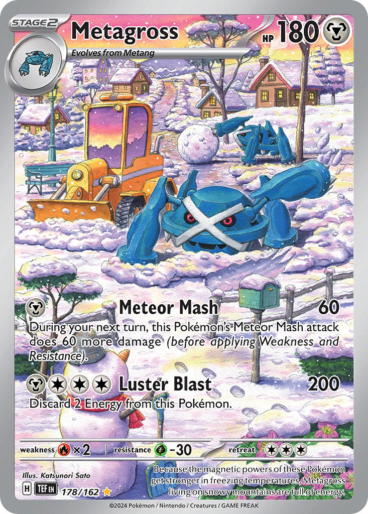Metagross - 178/162 - Illustration Rare - Temporal Forces