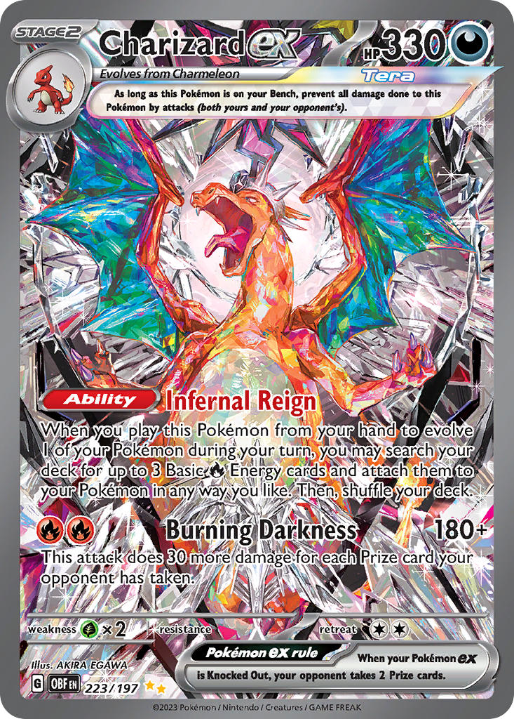 Charizard ex - 223/197 - Special Illustration Rare - Obsidian Flames