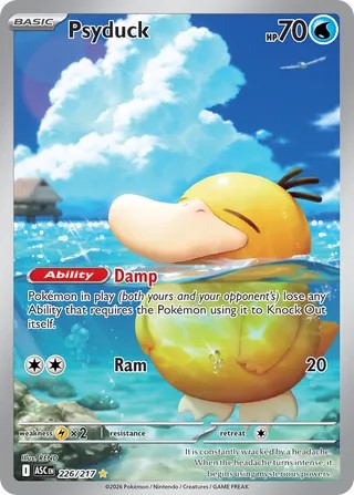 Psyduck - 226/217 - Illustration Rare - Ascended Heroes