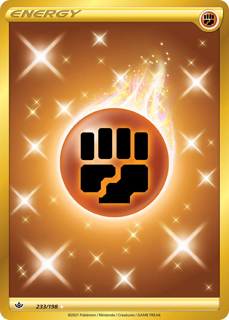 Fighting Energy - 233/198 - Secret Rare - Chilling Reign