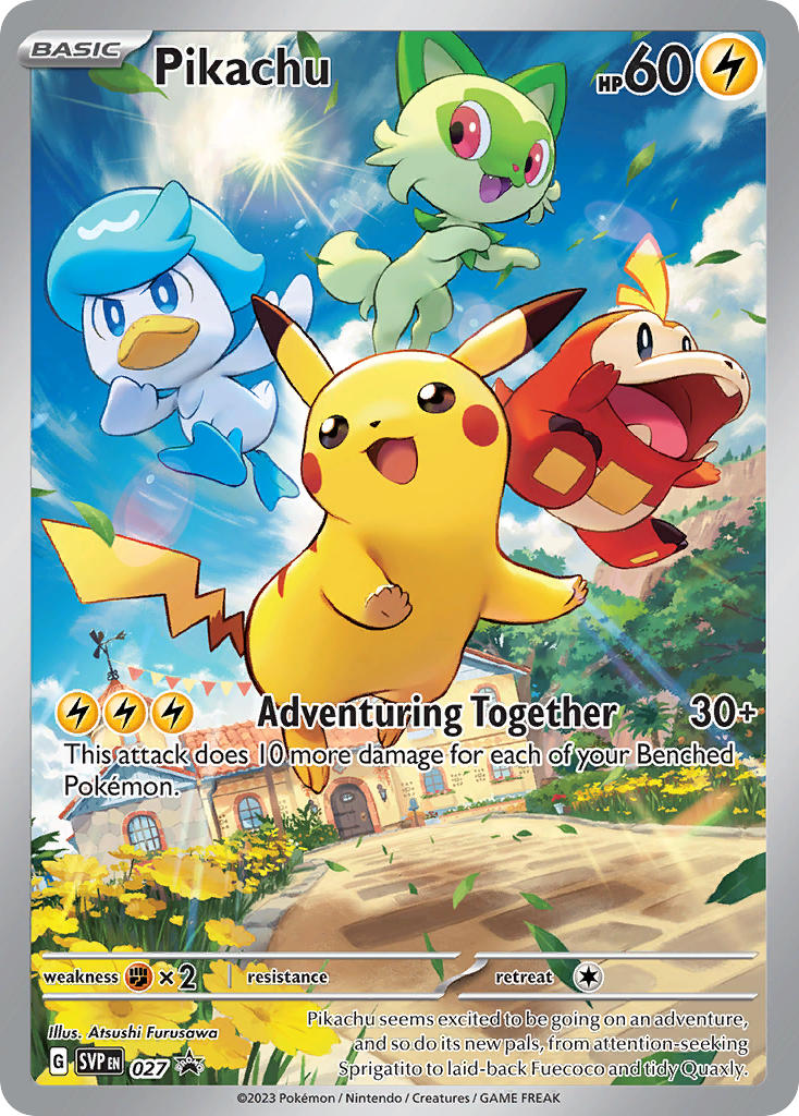 Pikachu - 027 - SVP Black Star Promo