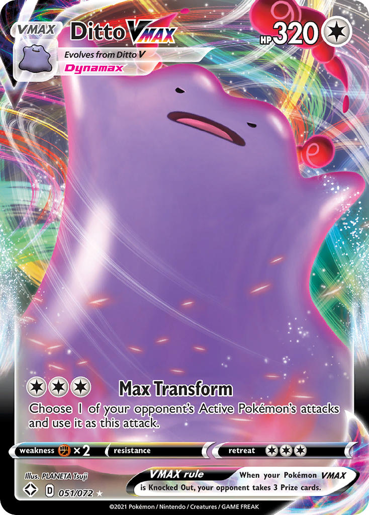 Ditto VMAX - 051/072 - Ultra Rare - Shining Fates