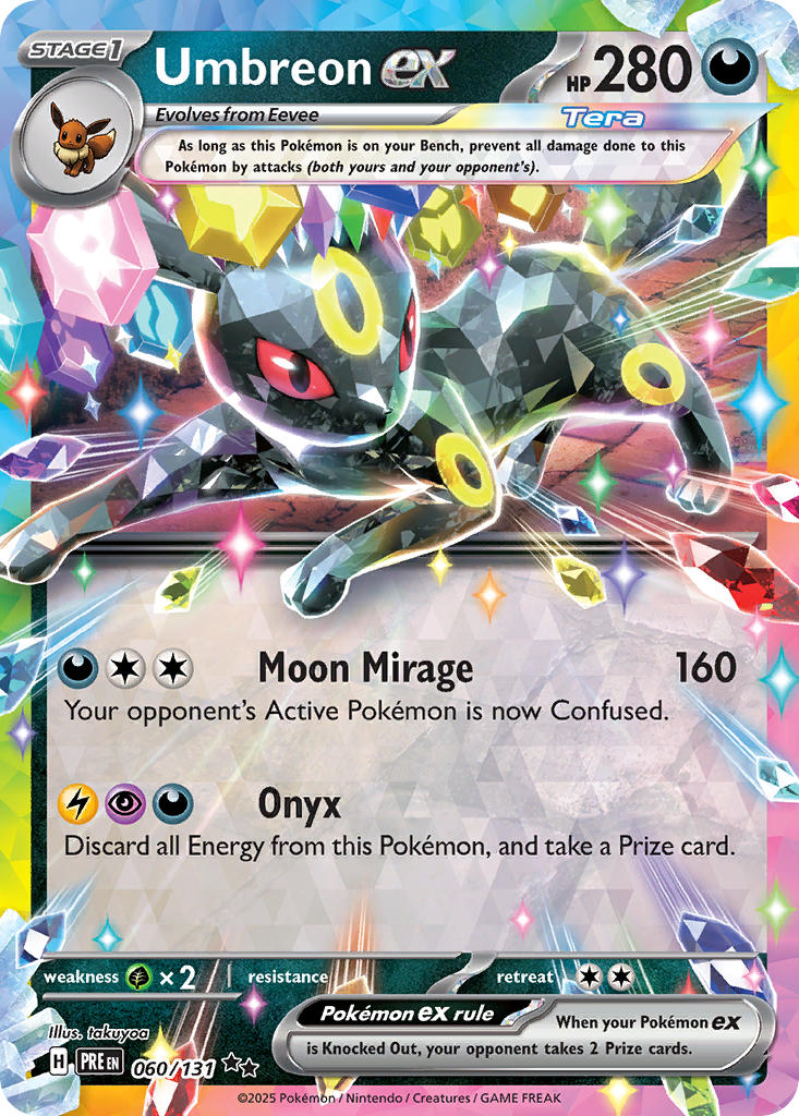 Umbreon ex - 060/131 - Ultra Rare - Prismatic Evolutions