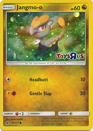 Jangmo-o - 75/111 - Cosmos Holo Toys R Us Promo - Crimson Invasion