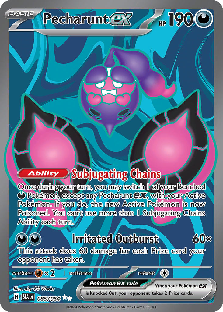 Pecharunt ex - 085/064 - Ultra Rare - Shrouded Fable