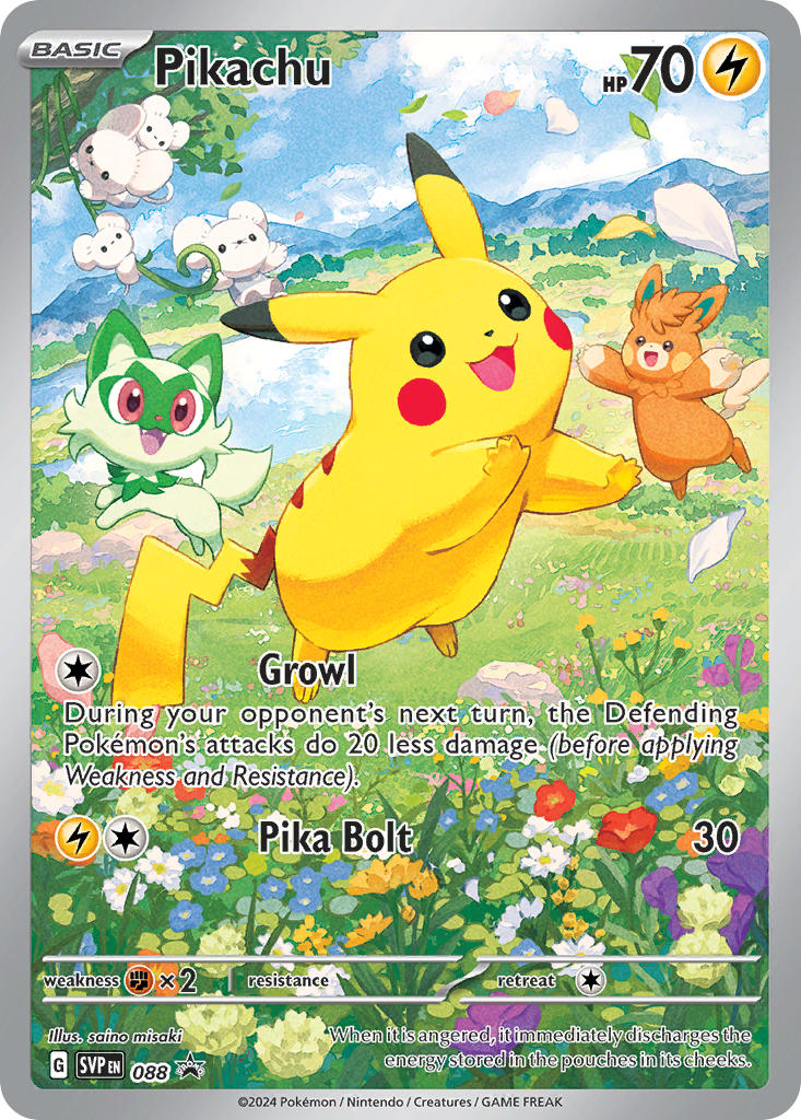 Pikachu - 088 - SVP Black Star Promo