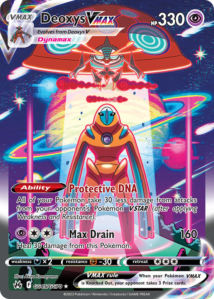 Deoxys VMAX - GG45/GG70 - Galarian Gallery - Crown Zenith