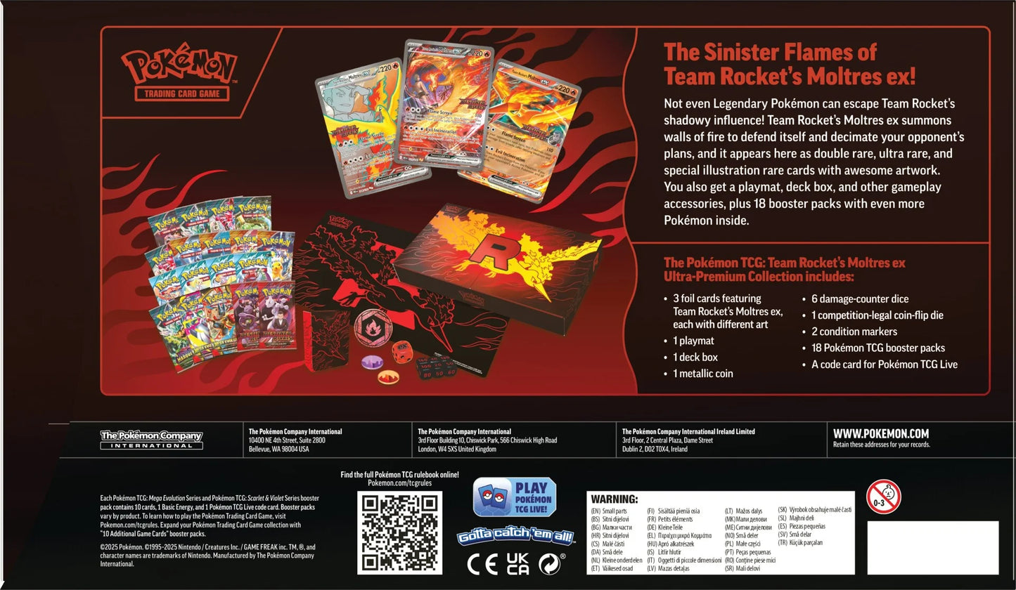 Team Rocket’s Moltres ex Ultra Premium Collection