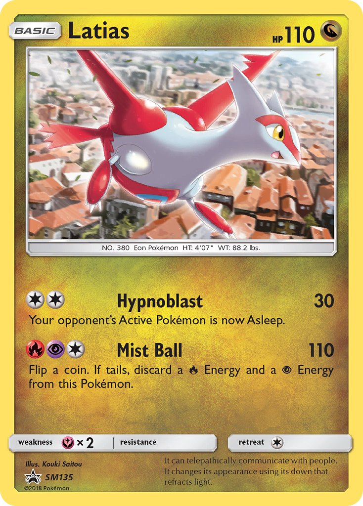 Latias - SM135 - SM Black Star Promo