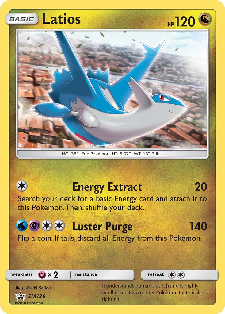 Latios - SM136 - SM Black Star Promo