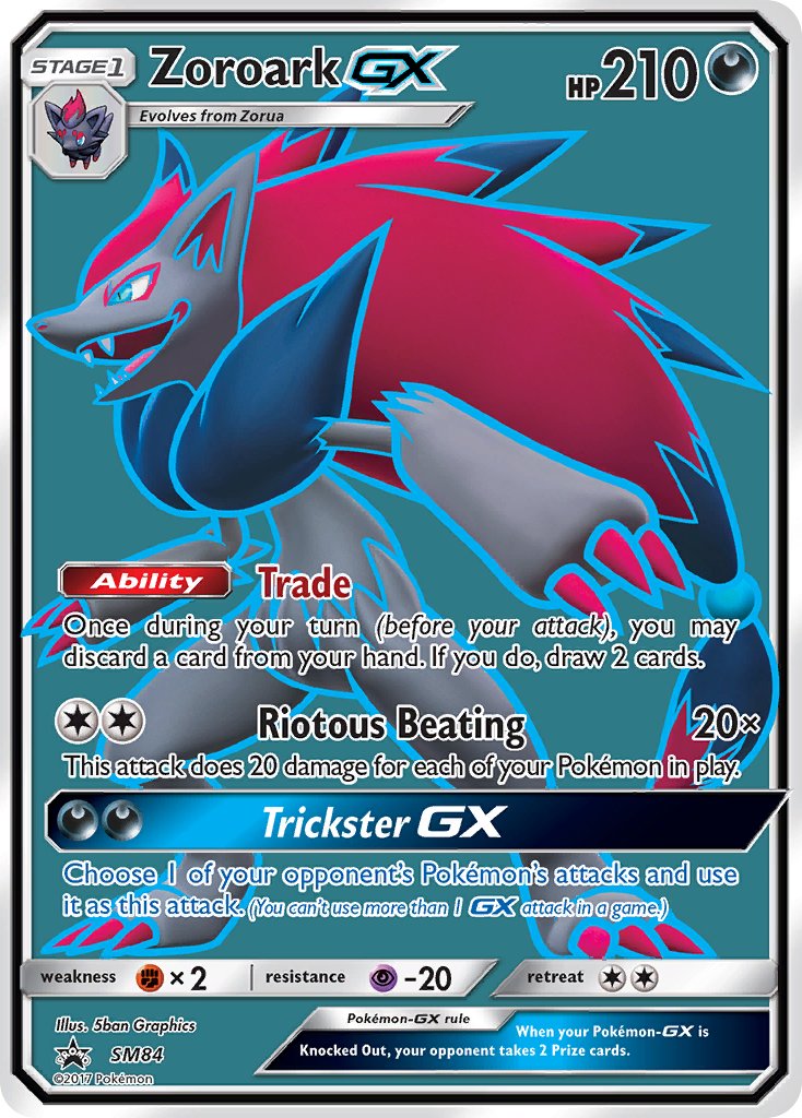 Zoroark GX - SM84 - SM Black Star Promo