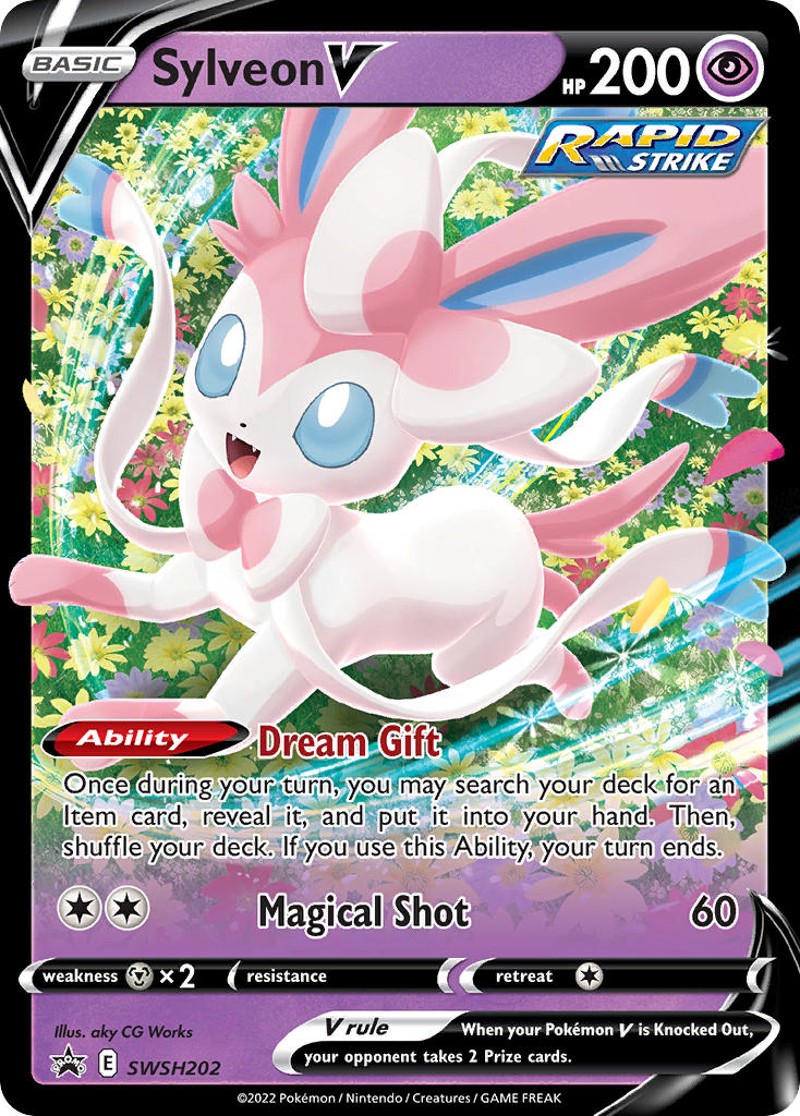 Sylveon V - SWSH202 - SWSH Black Star Promo