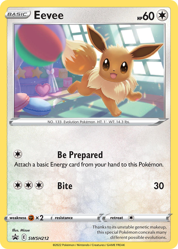 Eevee - SWSH212 - SWSH Black Star Promo
