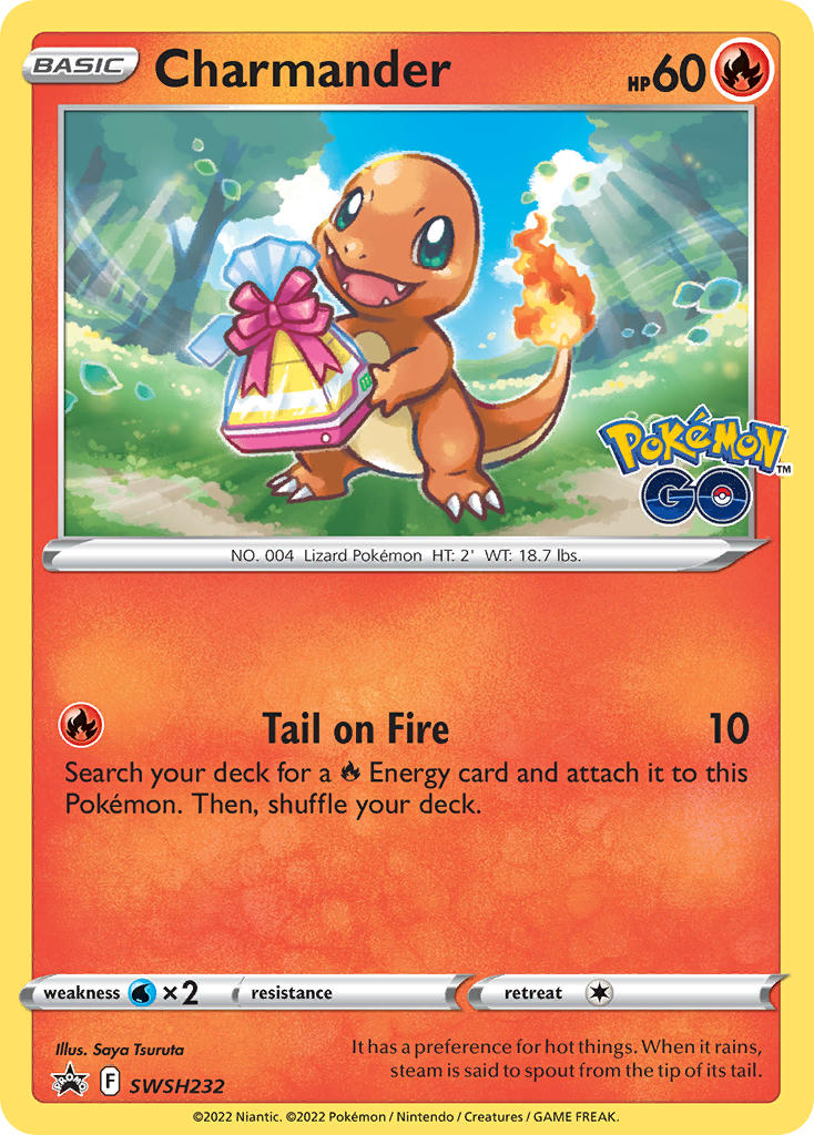 Charmander - SWSH232 - Trading Card - SWSH Black Star Promo
