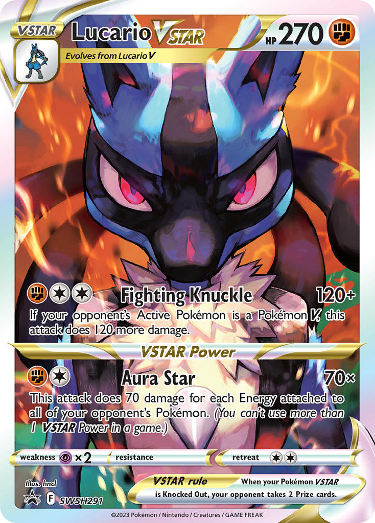 Lucario VSTAR - SWSH291 - - SWSH Black Star Promo
