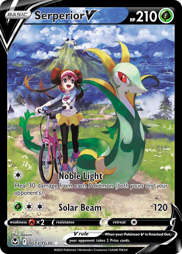 Serperior V - TG13/TG30 - Trainer Gallery - Silver Tempest