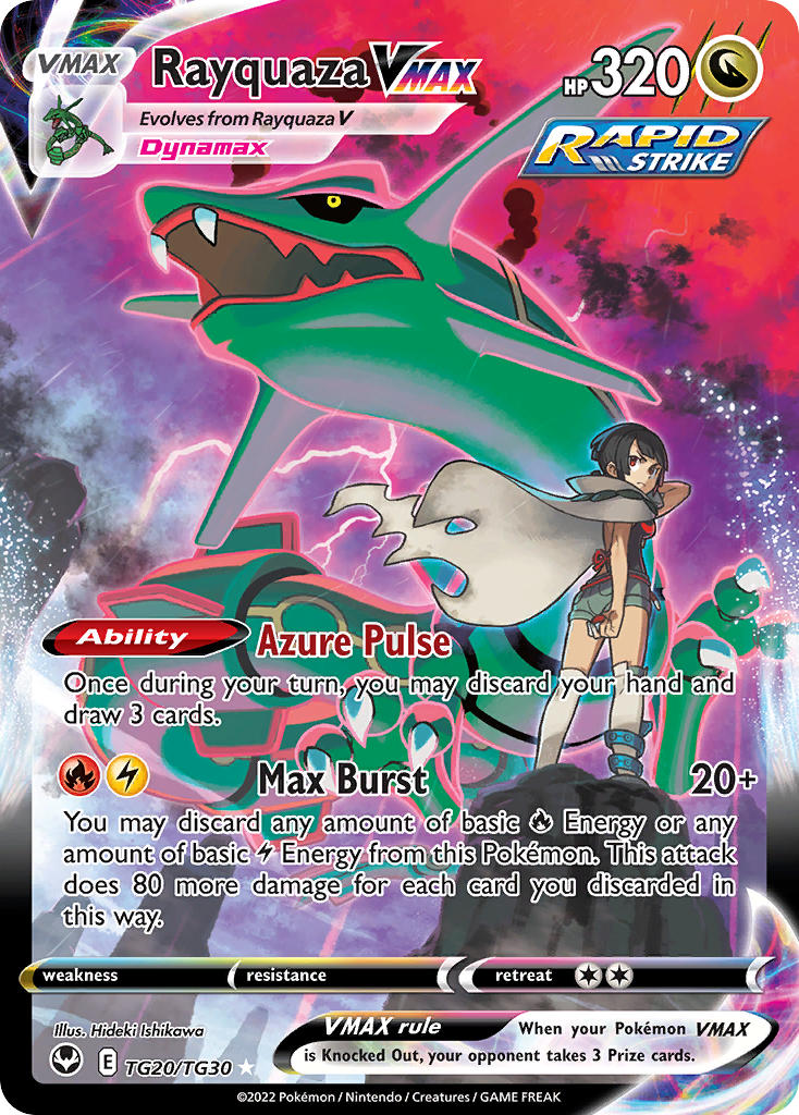 Rayquaza VMAX - TG20/TG30 - Trainer Gallery - Silver Tempest