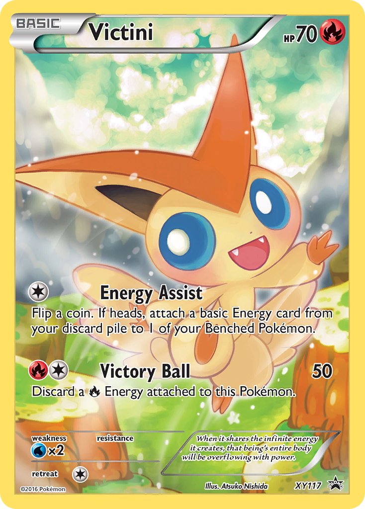 Victini - XY117 - XY Black Star Promo