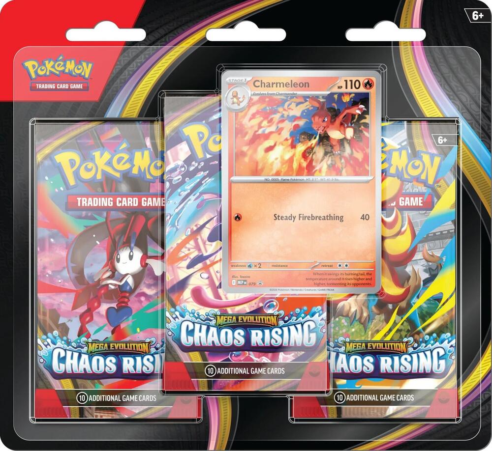 Chaos Rising Three Pack Blister - Charmeleon
