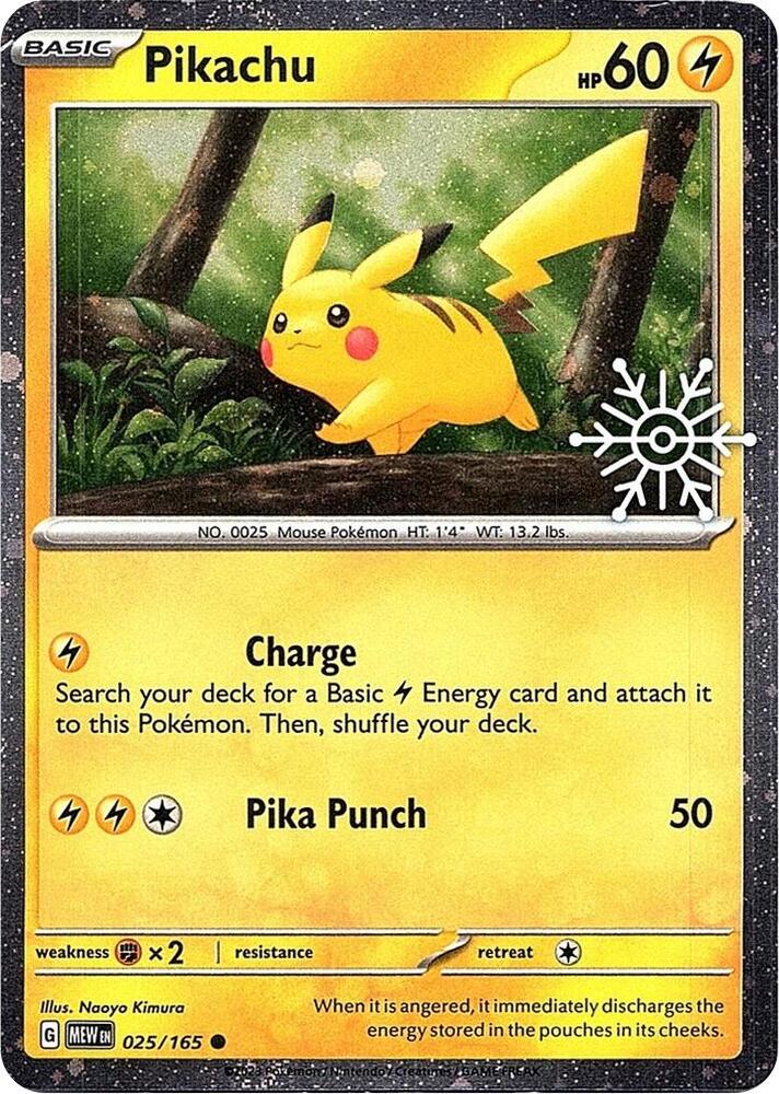 Pikachu 025/165 Promo