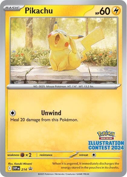 Pikachu 214 Promo (Illustration Contest 2024)