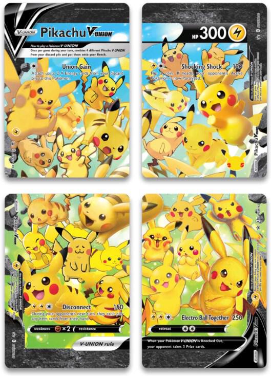 Pikachu V-Union Promo (Set of 4)
