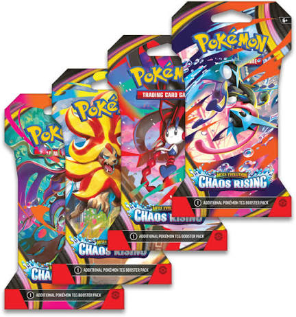 Pokémon - Mega Evolution Chaos Rising - Sleeved Pack EN