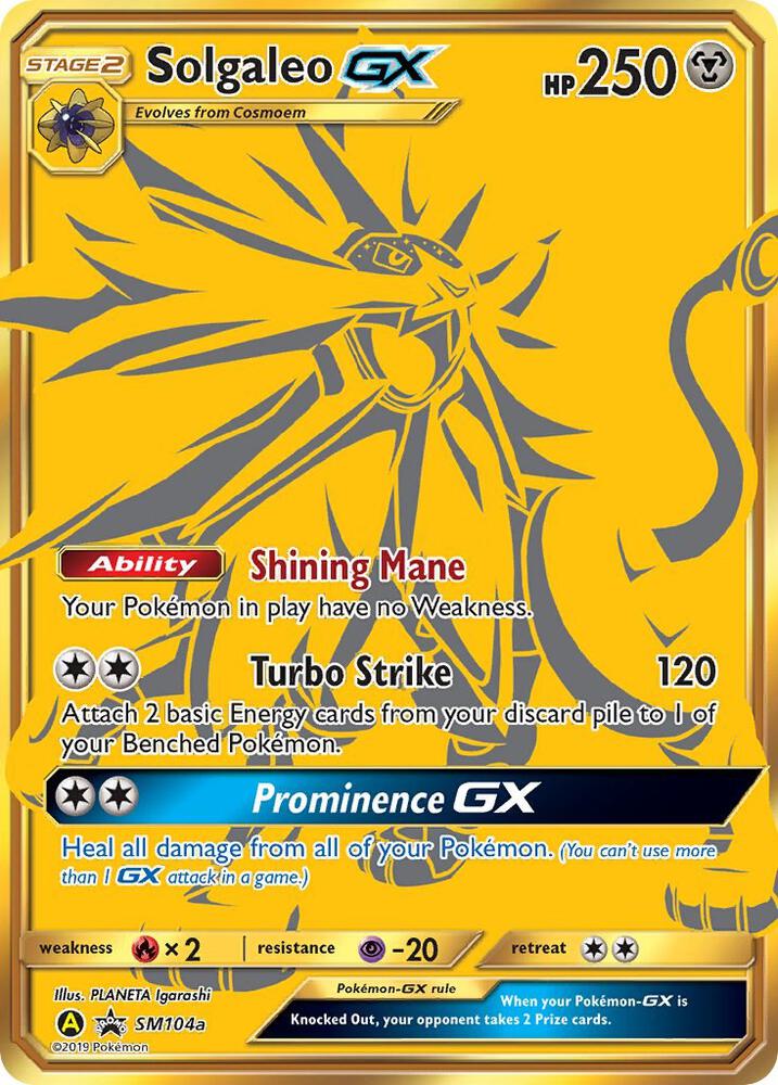 Solgaleo GX SM104a Promo