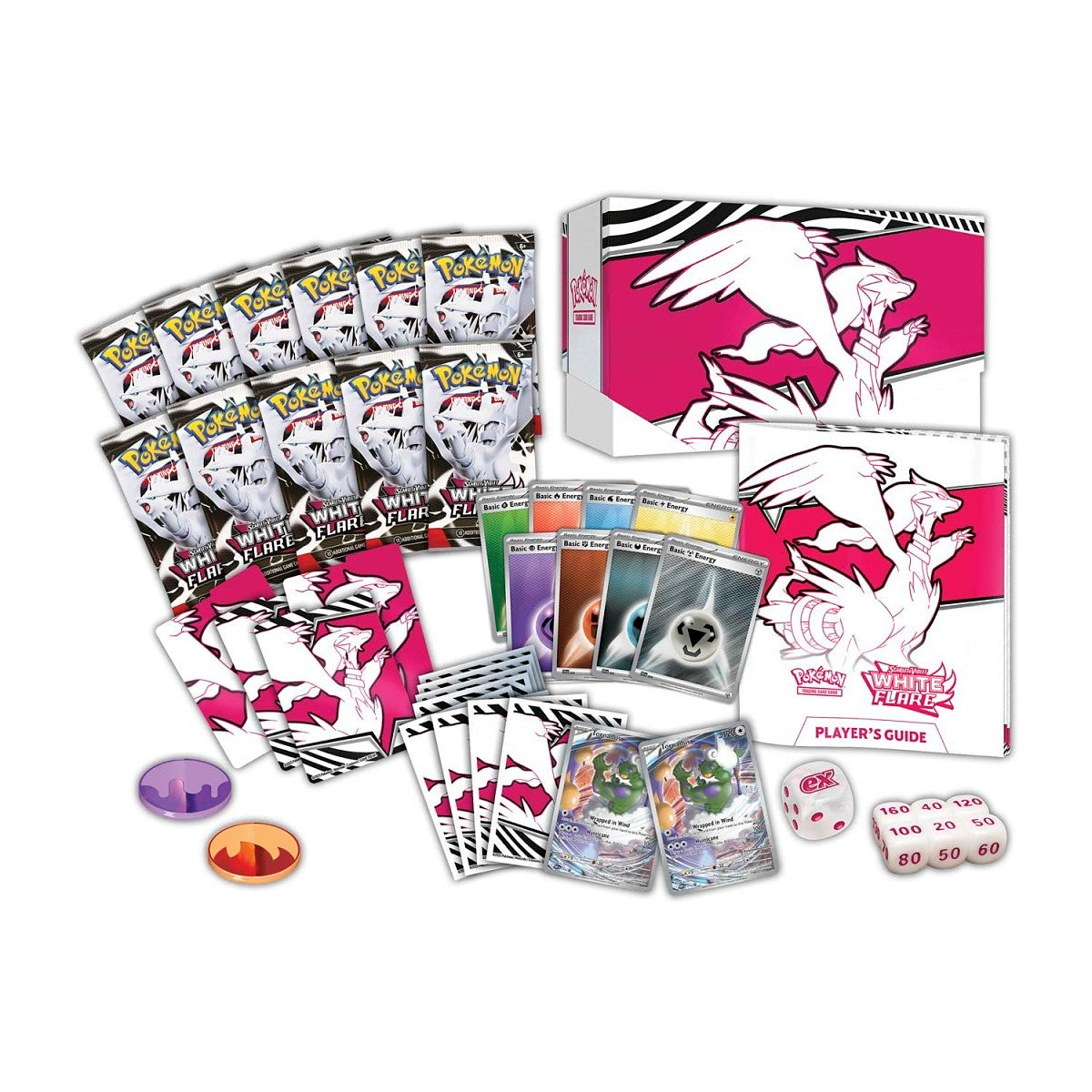 White Flare Pokemon Center Elite Trainer Box