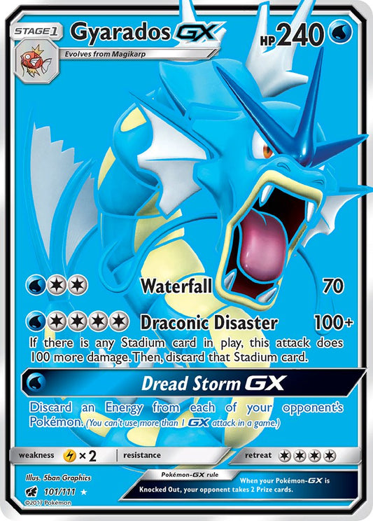 Gyarados GX - 101/111 - Ultra Rare - Crimson Invasion