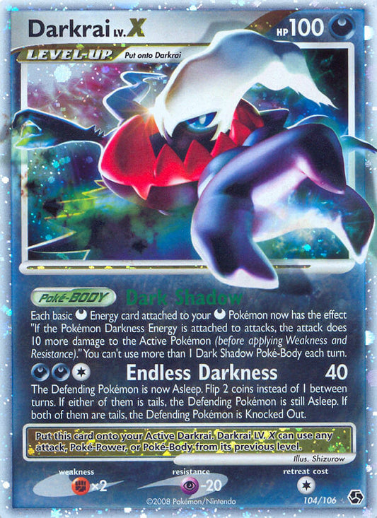 Darkrai LV.X - 104/106 - Ultra Rare - Great Encounters