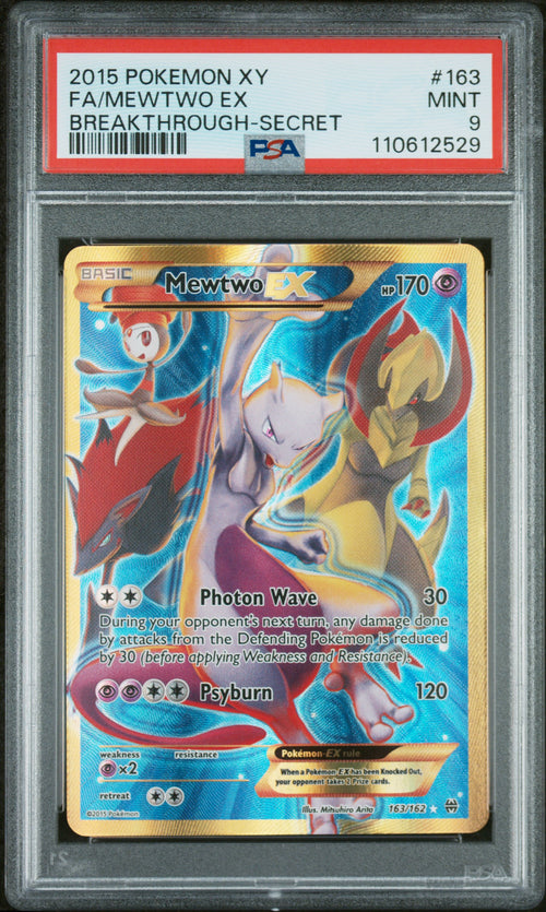 Mewtwo EX 163/162 PSA 9