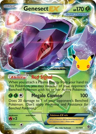 Genesect EX - 11/101 - Classic Collection - 30th Celebration