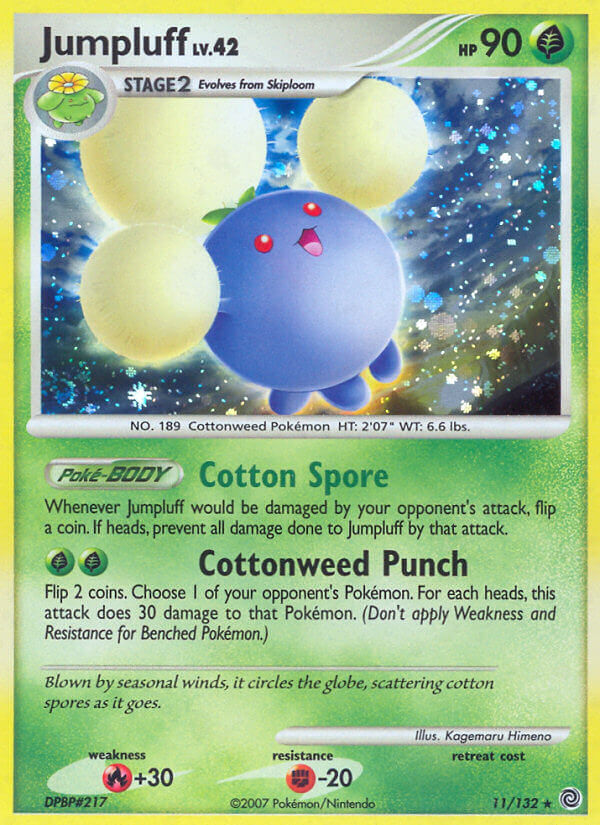Jumpluff - 11/132 - Holo - Secret Wonders