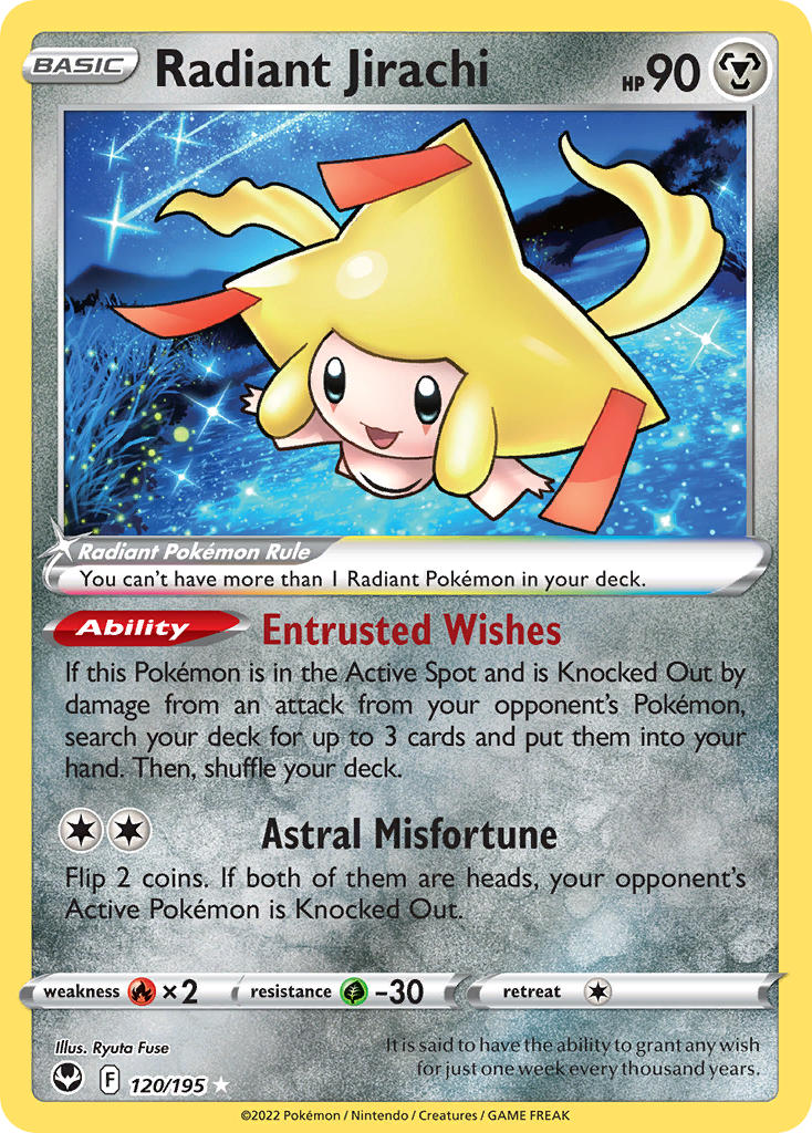 Radiant Jirachi - 120/195 - Holo - Silver Tempest