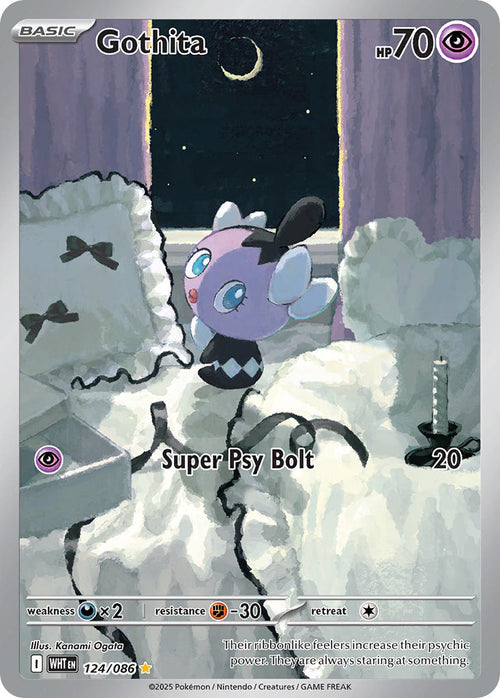 Gothita - 124/086 - Illustration Rare - White Flare