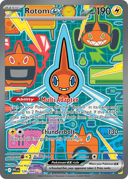 Rotom ex - 126/094 - Special Illustration Rare - Phantasmal Flames