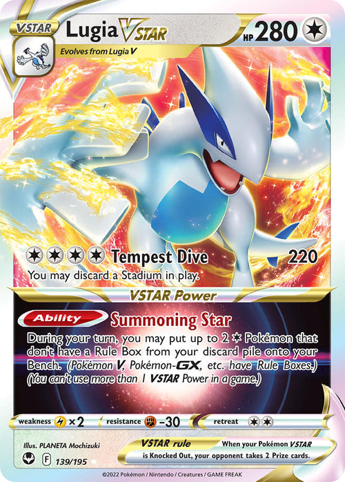 Lugia VSTAR - 139/195 - Ultra Rare - Silver Tempest