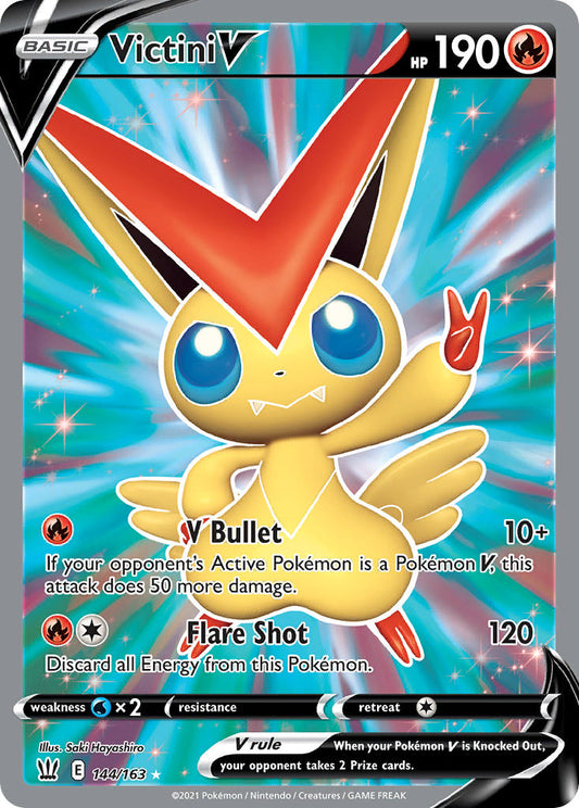 Victini V - 144/163 - Ultra Rare - Battle Styles