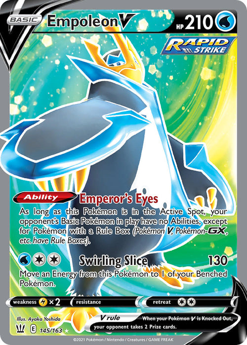Empoleon V - 145/163 - Ultra Rare - Battle Styles
