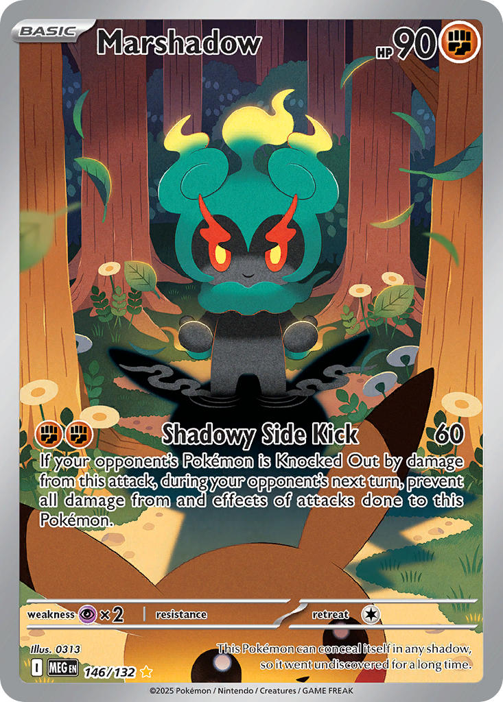 Marshadow - 146/132 - Illustration Rare - Mega Evolution