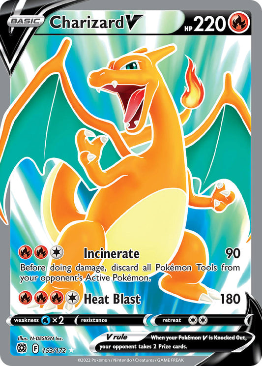 Charizard V - 153/172 - Ultra Rare - Brilliant Stars