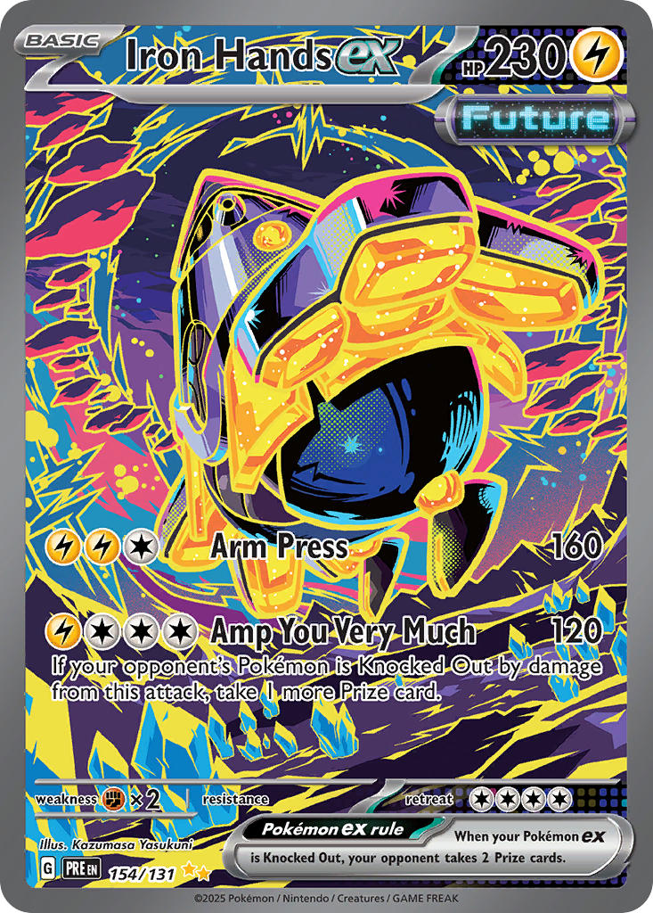 Iron Hands ex - 154/131 - Special Illustration Rare - Prismatic Evolutions