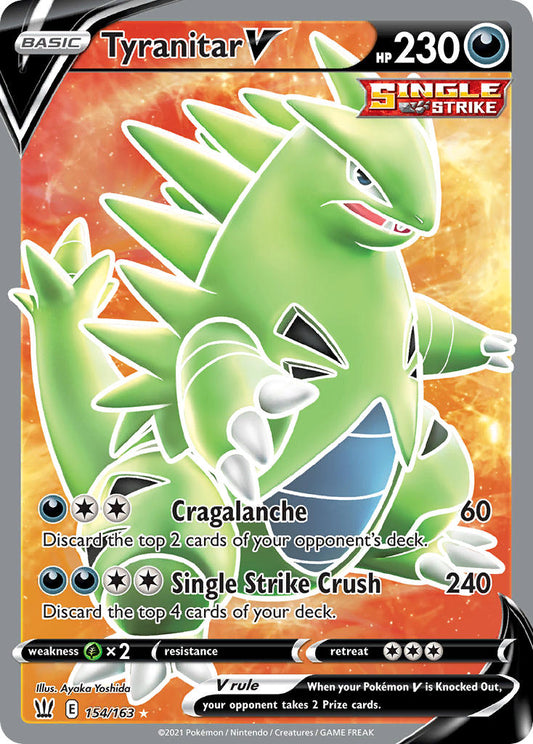 Tyranitar V - 154/163 - - Battle Styles