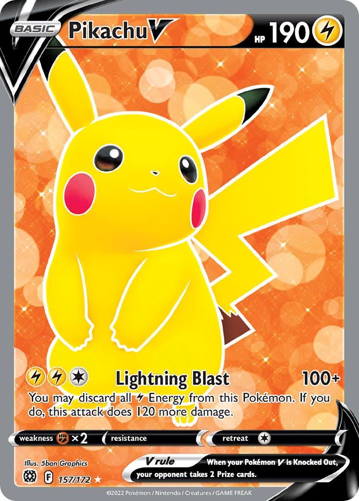 Pikachu V - 157/172 - Ultra Rare - Brilliant Stars