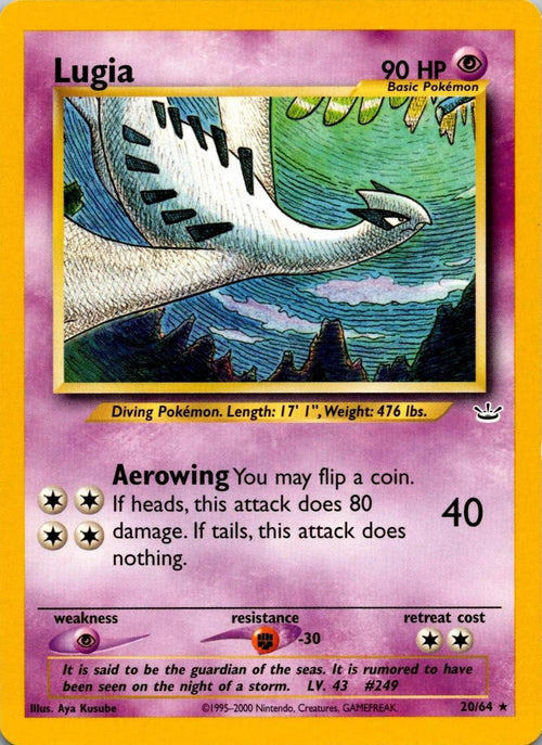 Lugia - 20/64 - Neo Revelation Unlimited